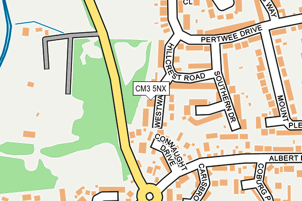 CM3 5NX map - OS OpenMap – Local (Ordnance Survey)