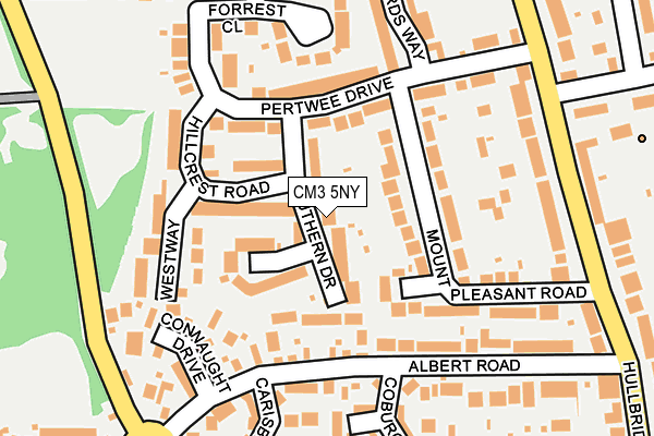 CM3 5NY map - OS OpenMap – Local (Ordnance Survey)