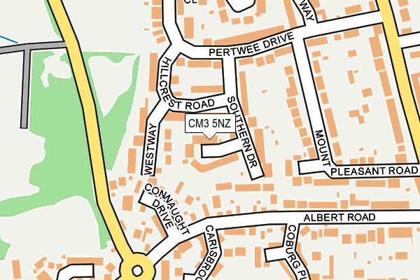 CM3 5NZ map - OS OpenMap – Local (Ordnance Survey)