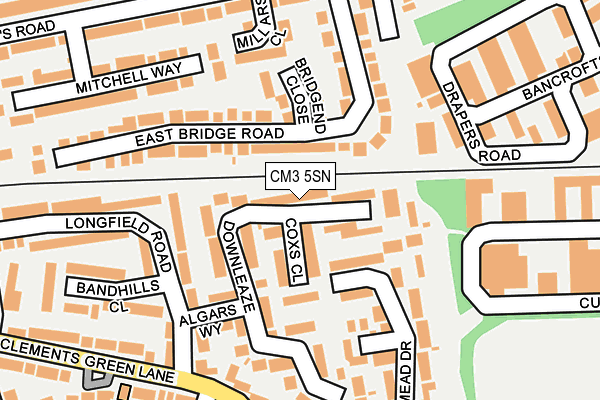 CM3 5SN map - OS OpenMap – Local (Ordnance Survey)