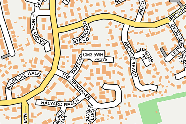 CM3 5WH map - OS OpenMap – Local (Ordnance Survey)