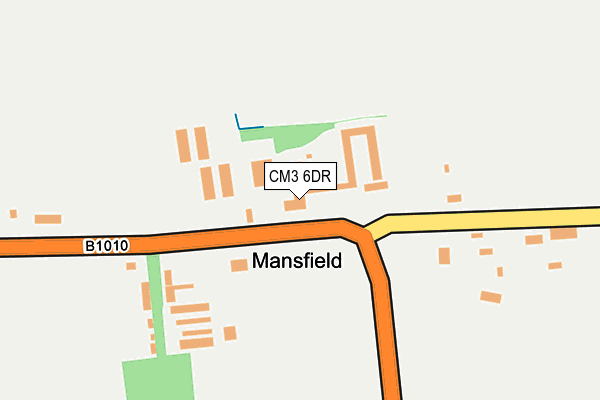 CM3 6DR map - OS OpenMap – Local (Ordnance Survey)