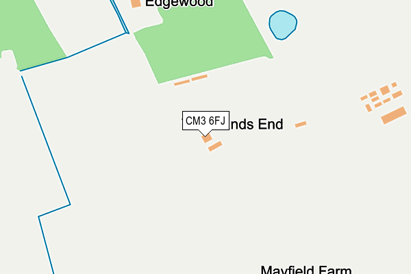 CM3 6FJ map - OS OpenMap – Local (Ordnance Survey)