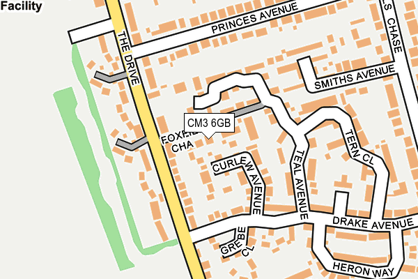 CM3 6GB map - OS OpenMap – Local (Ordnance Survey)