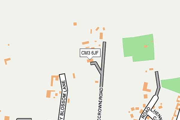 CM3 6JF map - OS OpenMap – Local (Ordnance Survey)