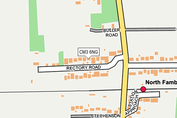 Map of MILIENTES LTD. at local scale