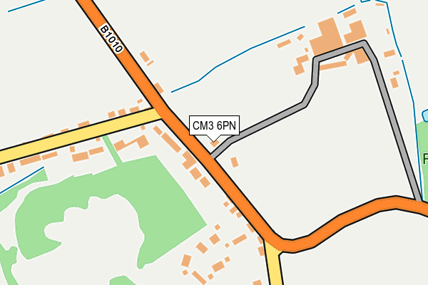 CM3 6PN map - OS OpenMap – Local (Ordnance Survey)