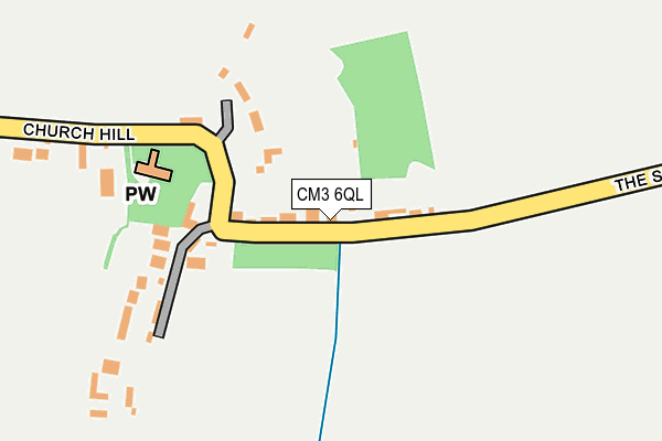 CM3 6QL map - OS OpenMap – Local (Ordnance Survey)