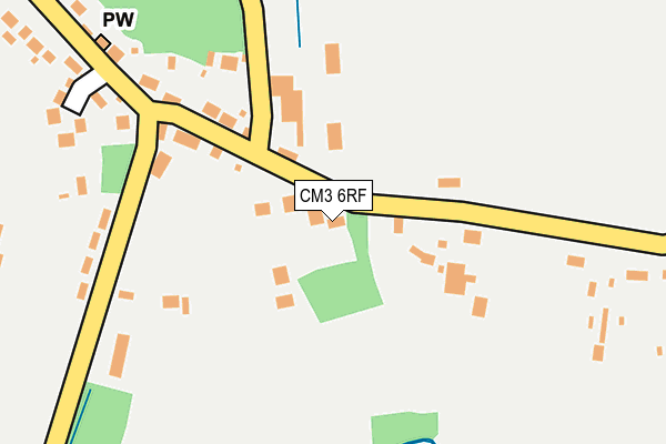 CM3 6RF map - OS OpenMap – Local (Ordnance Survey)