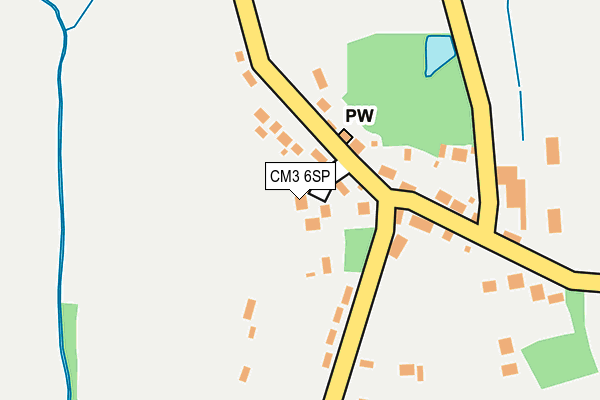 CM3 6SP map - OS OpenMap – Local (Ordnance Survey)