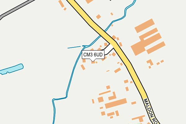 CM3 6UD map - OS OpenMap – Local (Ordnance Survey)