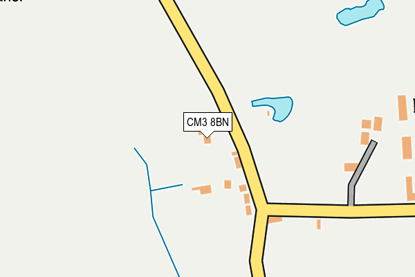CM3 8BN map - OS OpenMap – Local (Ordnance Survey)