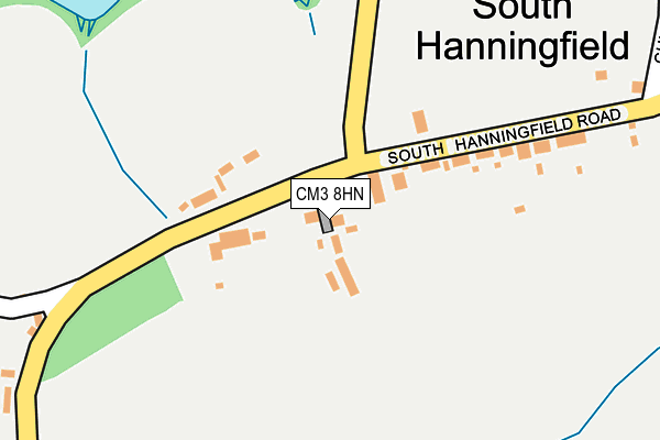 CM3 8HN map - OS OpenMap – Local (Ordnance Survey)