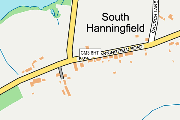 CM3 8HT map - OS OpenMap – Local (Ordnance Survey)