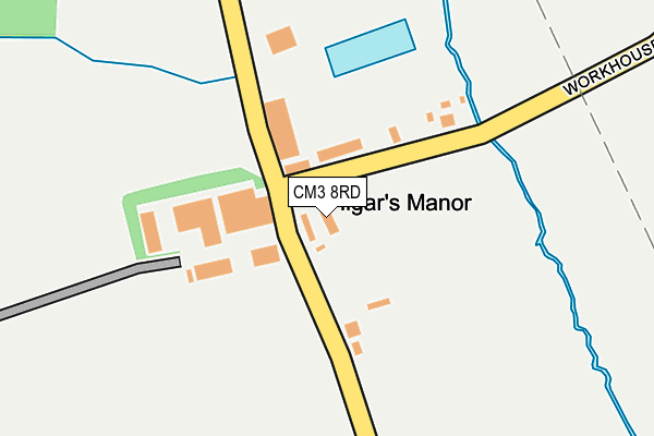 CM3 8RD map - OS OpenMap – Local (Ordnance Survey)