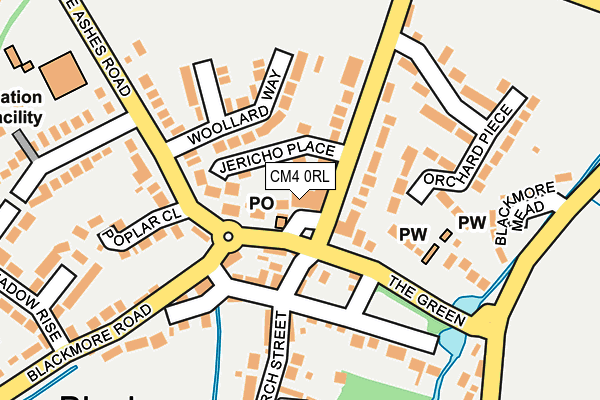 CM4 0RL map - OS OpenMap – Local (Ordnance Survey)