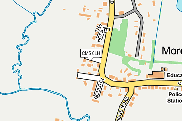 CM5 0LH map - OS OpenMap – Local (Ordnance Survey)