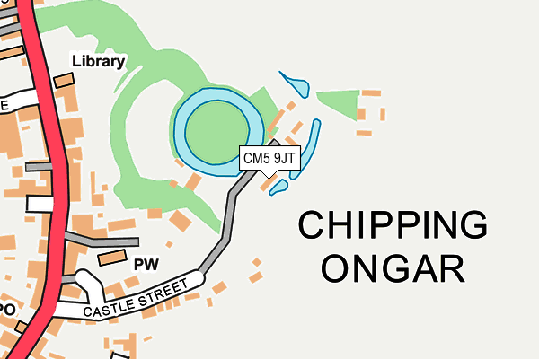 CM5 9JT map - OS OpenMap – Local (Ordnance Survey)