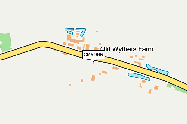 CM5 9NR map - OS OpenMap – Local (Ordnance Survey)