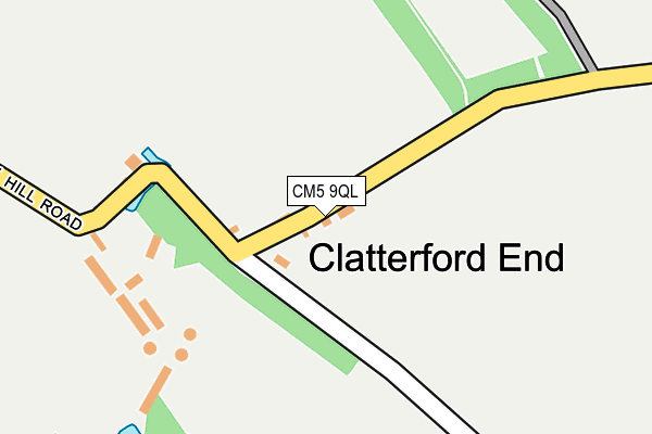 CM5 9QL map - OS OpenMap – Local (Ordnance Survey)