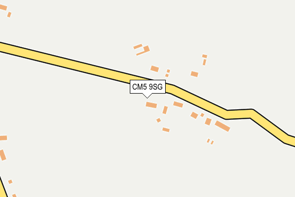 CM5 9SG map - OS OpenMap – Local (Ordnance Survey)