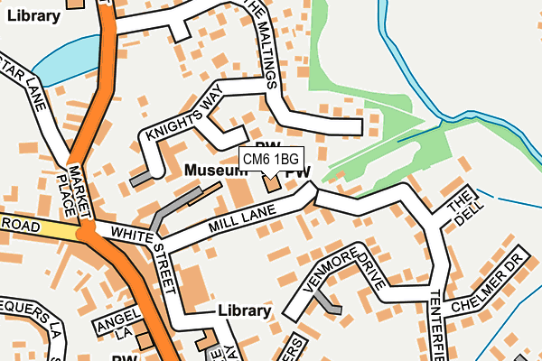 CM6 1BG map - OS OpenMap – Local (Ordnance Survey)