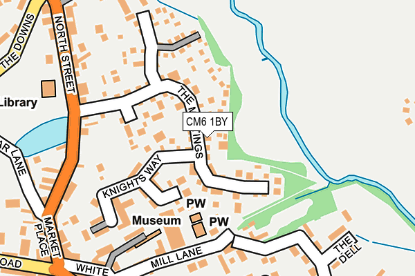 CM6 1BY map - OS OpenMap – Local (Ordnance Survey)