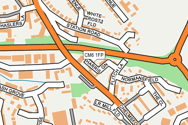 CM6 1FP map - OS OpenMap – Local (Ordnance Survey)