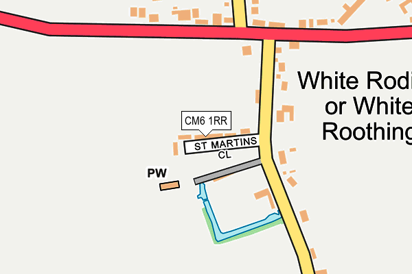 CM6 1RR map - OS OpenMap – Local (Ordnance Survey)