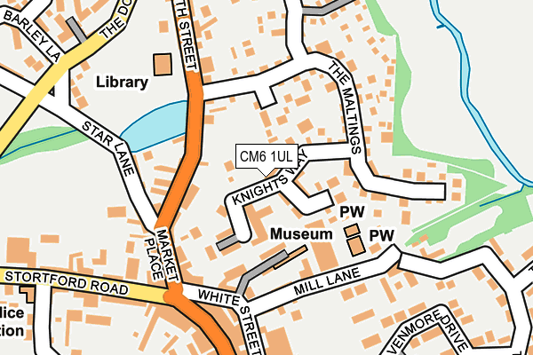 CM6 1UL map - OS OpenMap – Local (Ordnance Survey)
