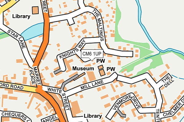 CM6 1UP map - OS OpenMap – Local (Ordnance Survey)