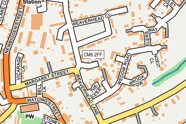 CM6 2FF map - OS OpenMap – Local (Ordnance Survey)