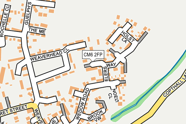 CM6 2FP map - OS OpenMap – Local (Ordnance Survey)