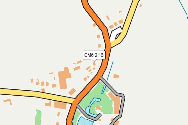 CM6 2HB map - OS OpenMap – Local (Ordnance Survey)