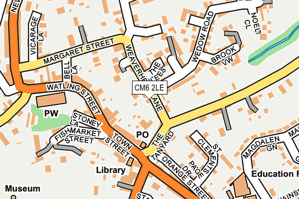 CM6 2LE map - OS OpenMap – Local (Ordnance Survey)
