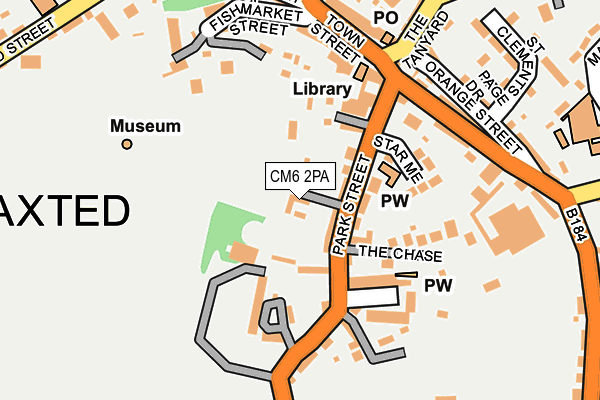 CM6 2PA map - OS OpenMap – Local (Ordnance Survey)