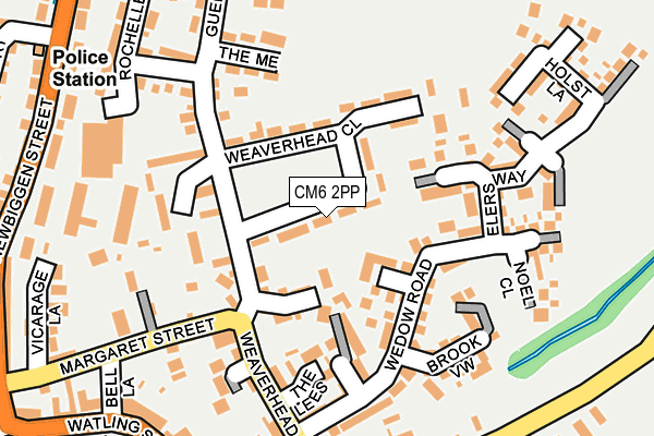 CM6 2PP map - OS OpenMap – Local (Ordnance Survey)