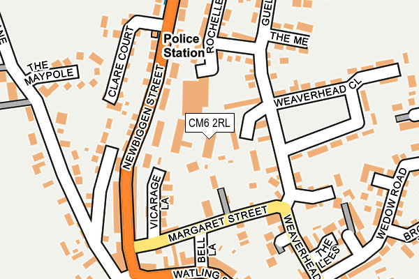 CM6 2RL map - OS OpenMap – Local (Ordnance Survey)