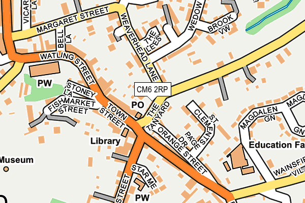 CM6 2RP map - OS OpenMap – Local (Ordnance Survey)
