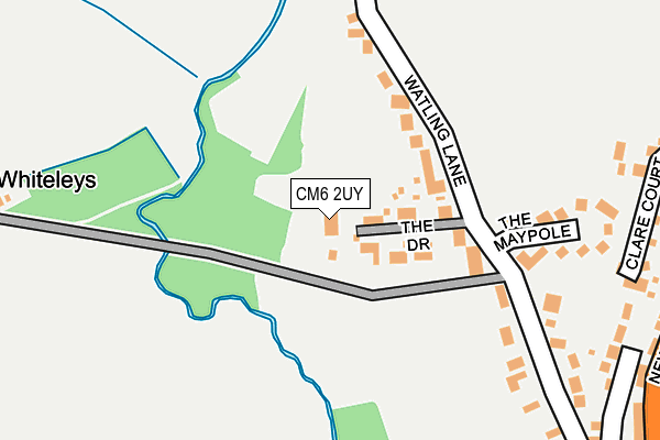 CM6 2UY map - OS OpenMap – Local (Ordnance Survey)