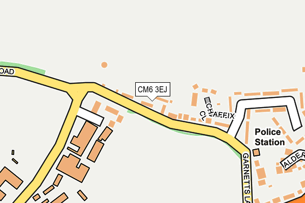 CM6 3EJ map - OS OpenMap – Local (Ordnance Survey)