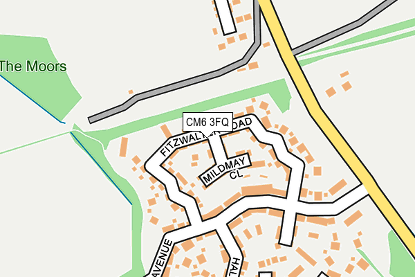 CM6 3FQ map - OS OpenMap – Local (Ordnance Survey)