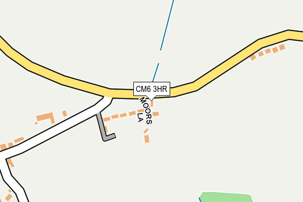 CM6 3HR map - OS OpenMap – Local (Ordnance Survey)