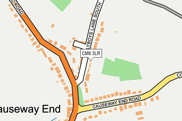 CM6 3LR map - OS OpenMap – Local (Ordnance Survey)