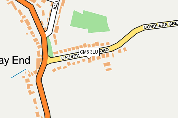 CM6 3LU map - OS OpenMap – Local (Ordnance Survey)