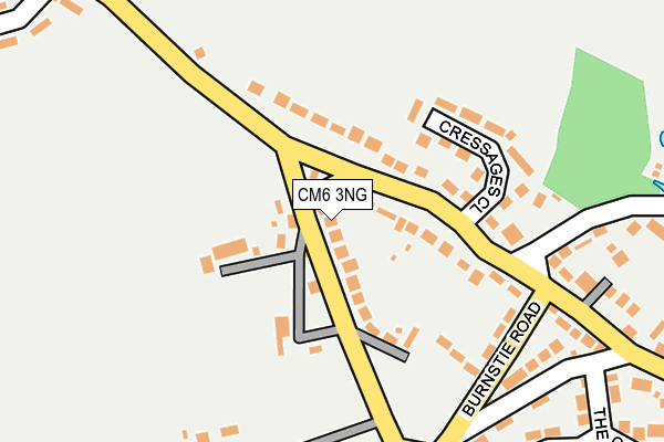 CM6 3NG map - OS OpenMap – Local (Ordnance Survey)