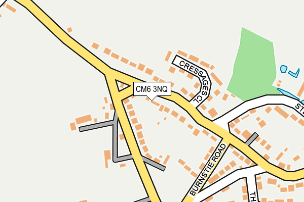 CM6 3NQ map - OS OpenMap – Local (Ordnance Survey)