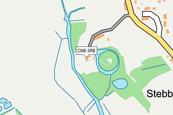 CM6 3RB map - OS OpenMap – Local (Ordnance Survey)