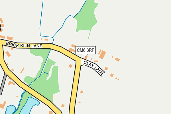 CM6 3RF map - OS OpenMap – Local (Ordnance Survey)
