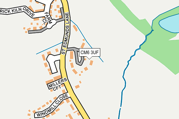 CM6 3UF map - OS OpenMap – Local (Ordnance Survey)